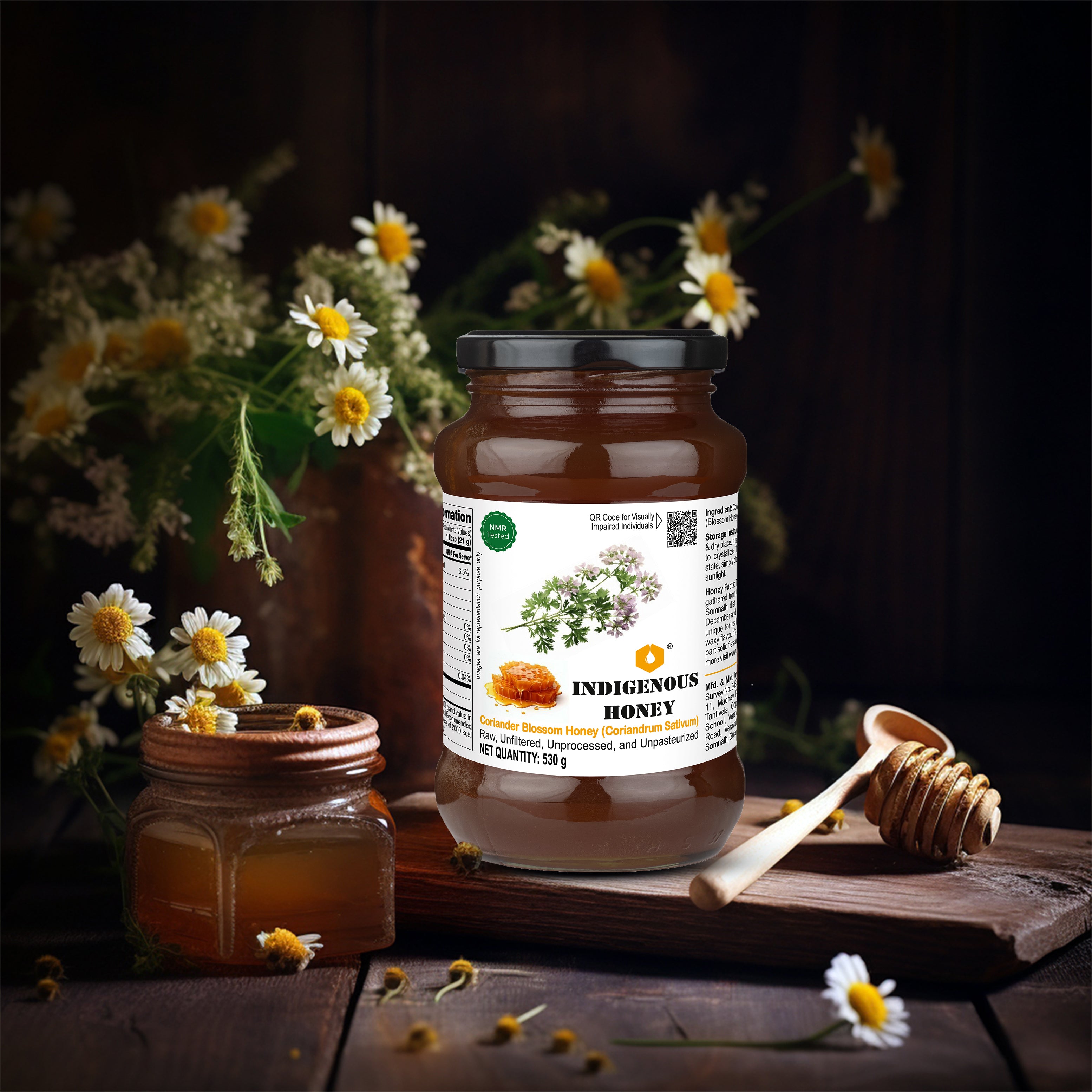 Pure Raw Honey Coriander