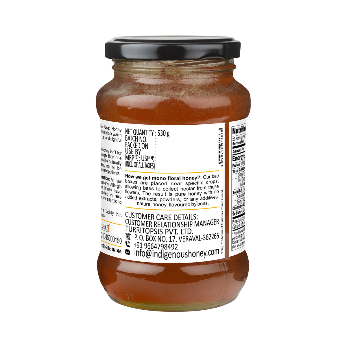 Pure Raw Sesame Blossom Honey