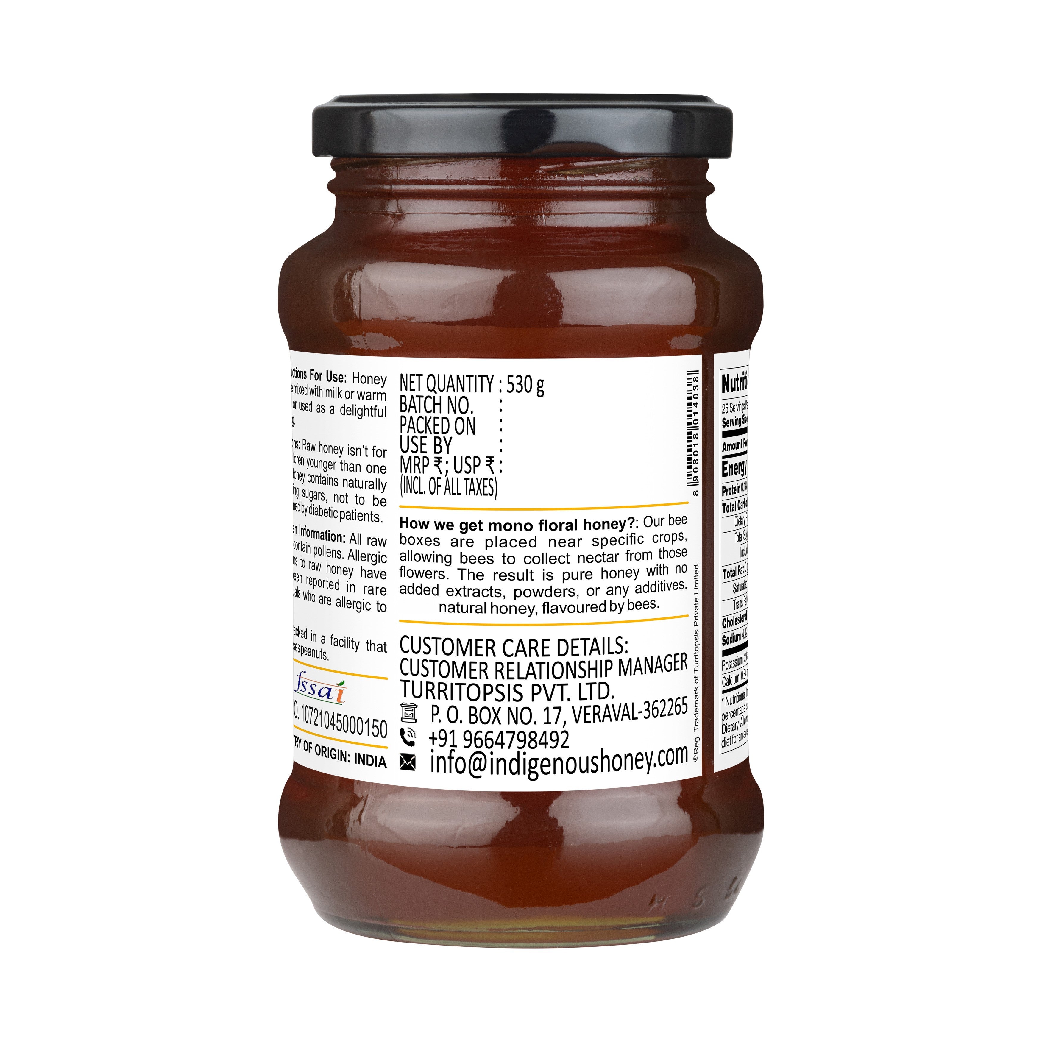 Pure Unprocessed Eucalyptus Blossom Honey
