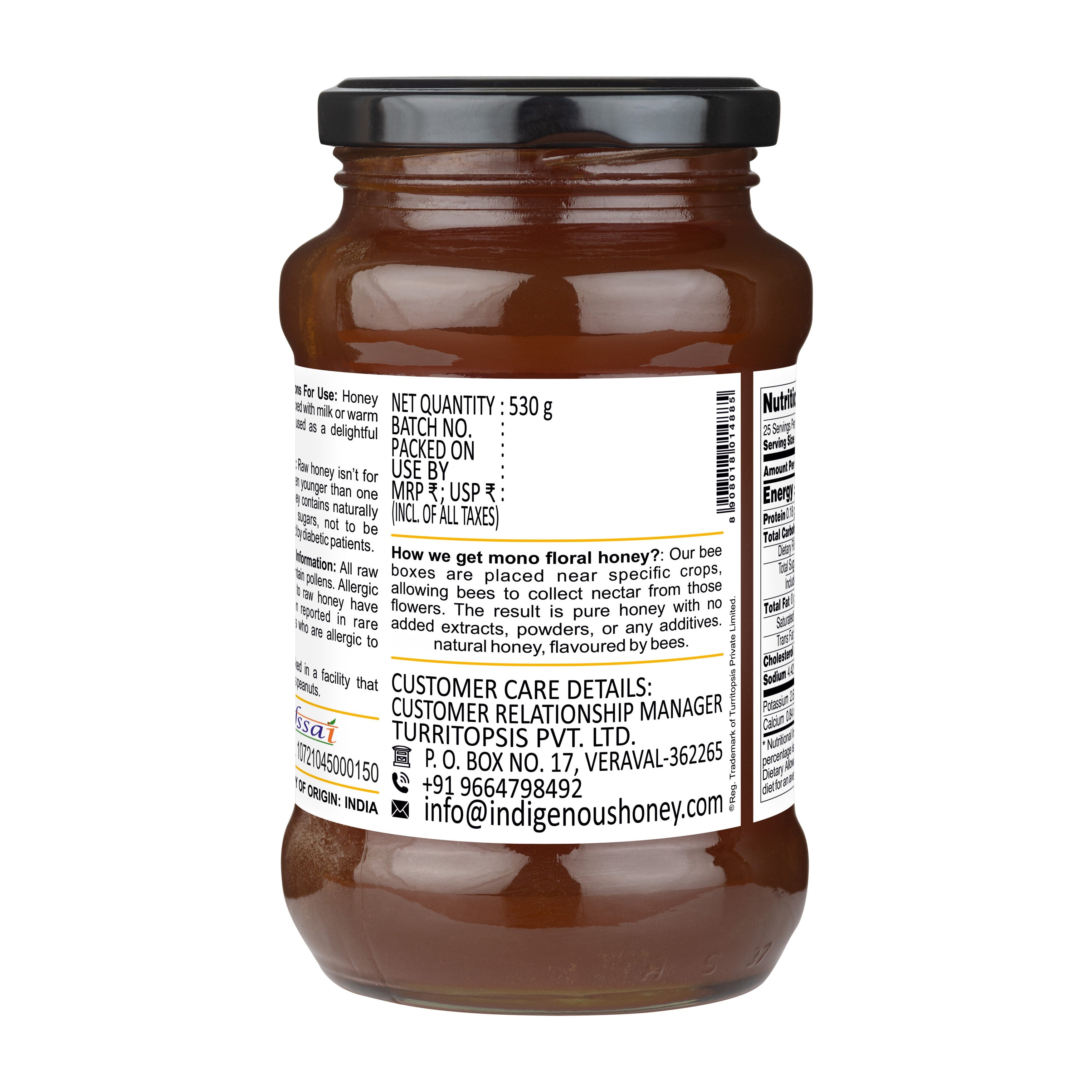 Pure Unprocessed Jamun Blossom Honey