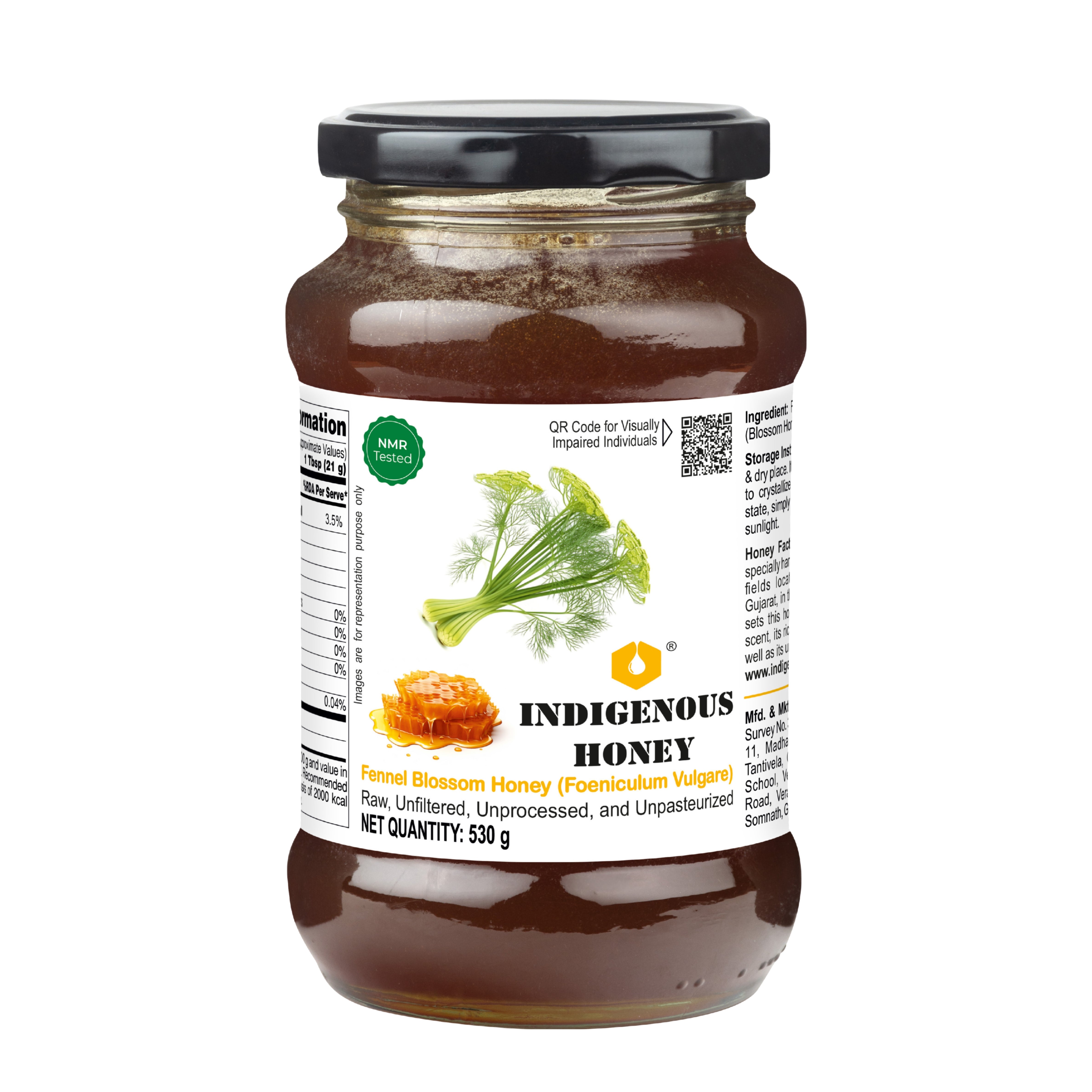 Raw Fennel Honey