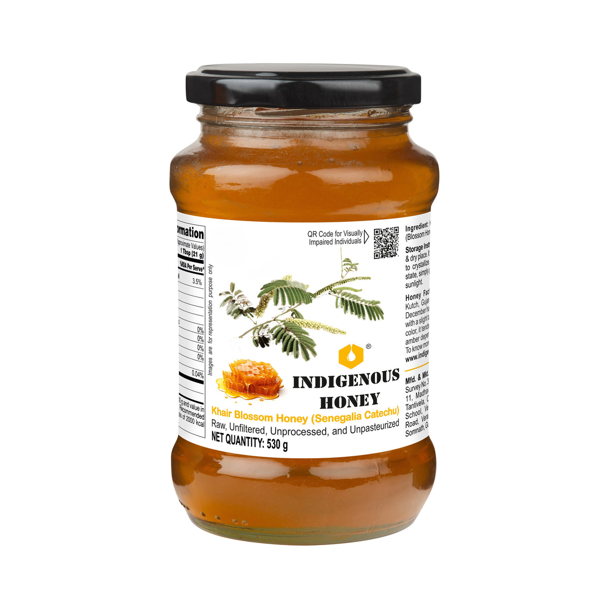 Natural Raw Khair Honey - Unpasteurized, Unfiltered Delight