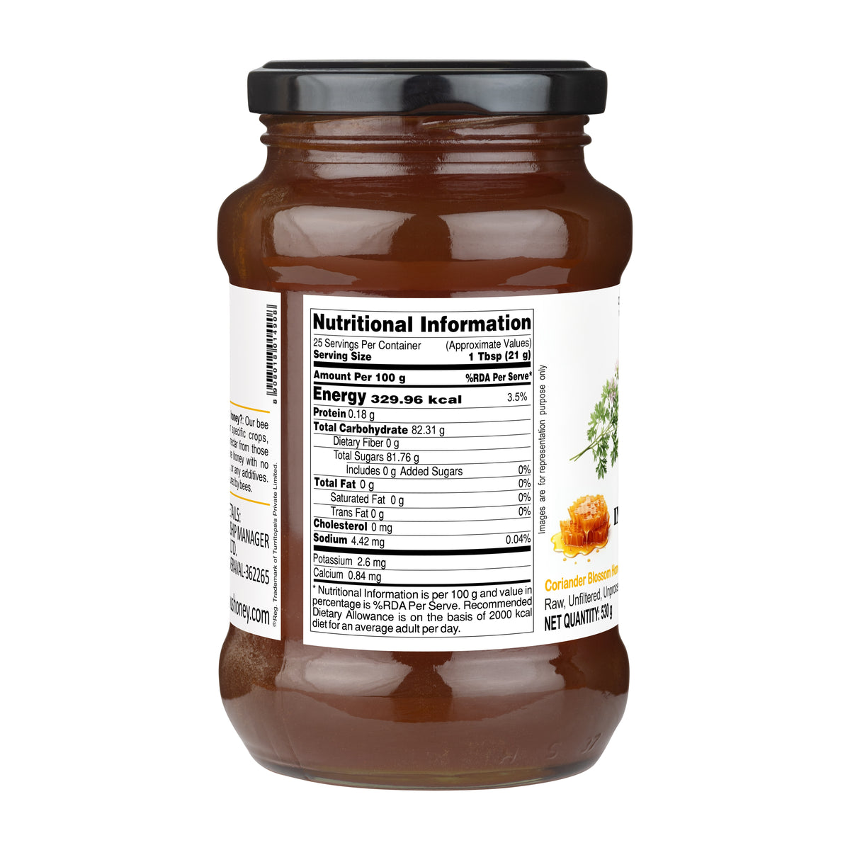 Raw Natural Coriander Honey