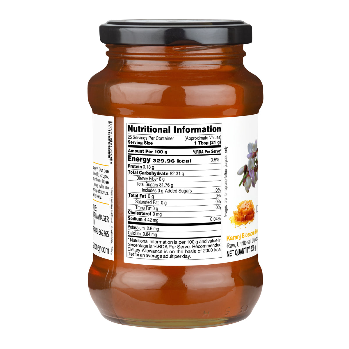 Raw Natural Karanj Blossom Honey