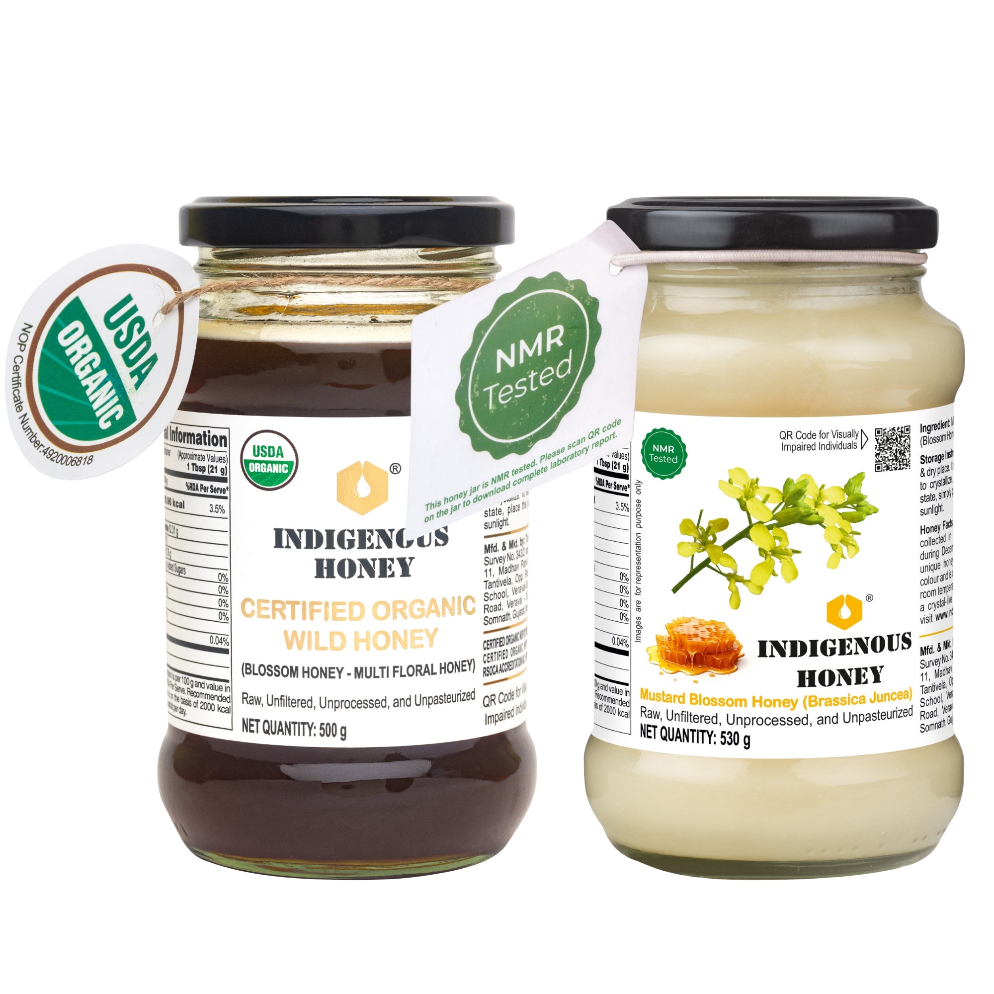 USDA Wild & NMR Mustard Honey