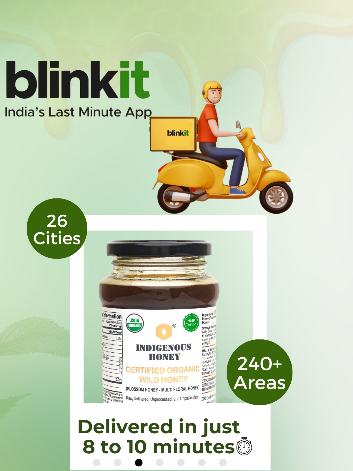 Unprocess natural pure honey