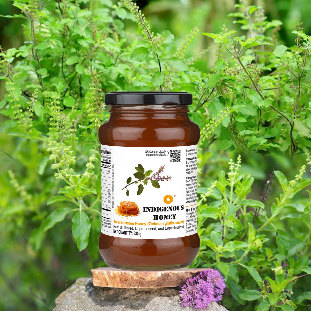 Unprocessed Pure Tulsi Honey