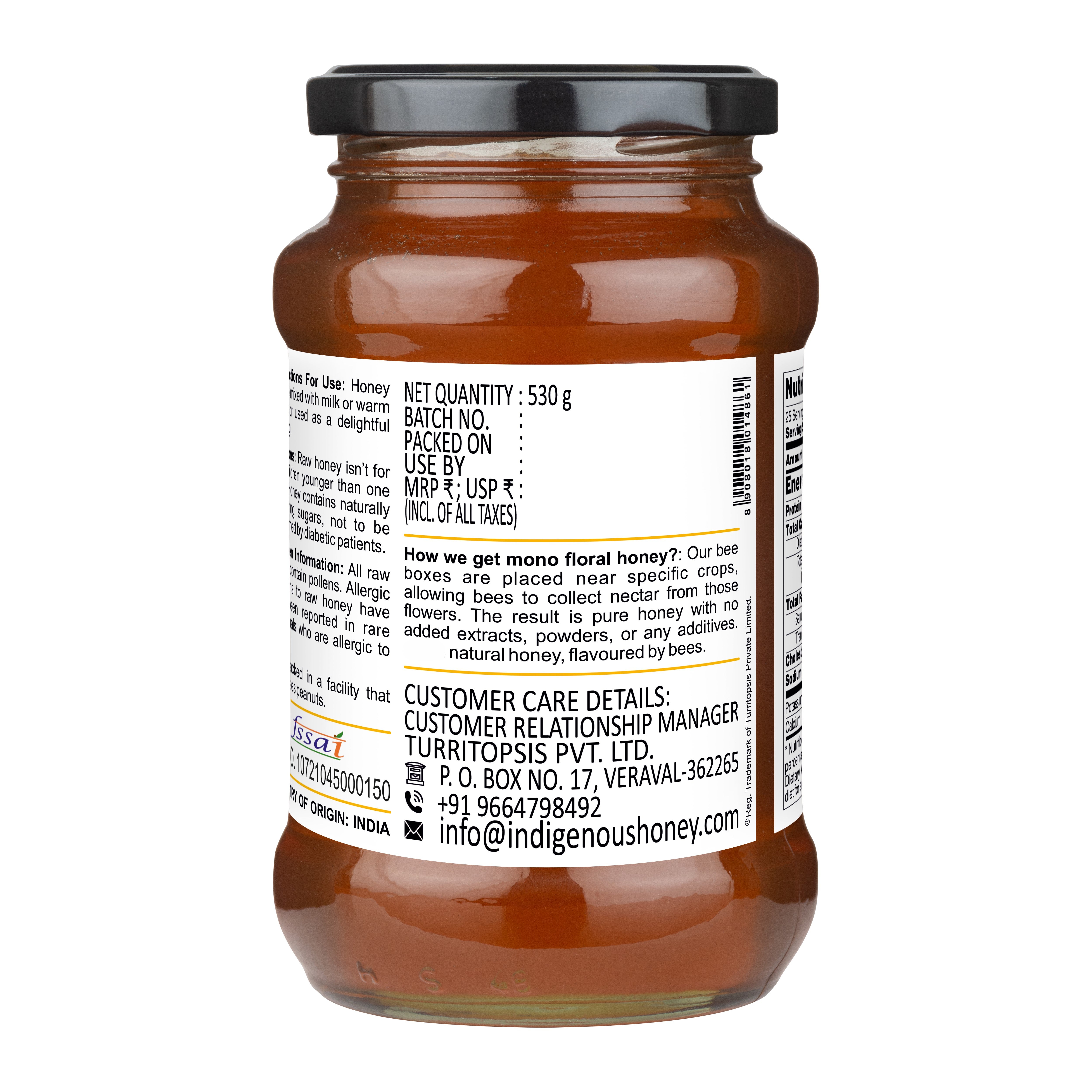 Unprocessed sunflower Blossom Honey