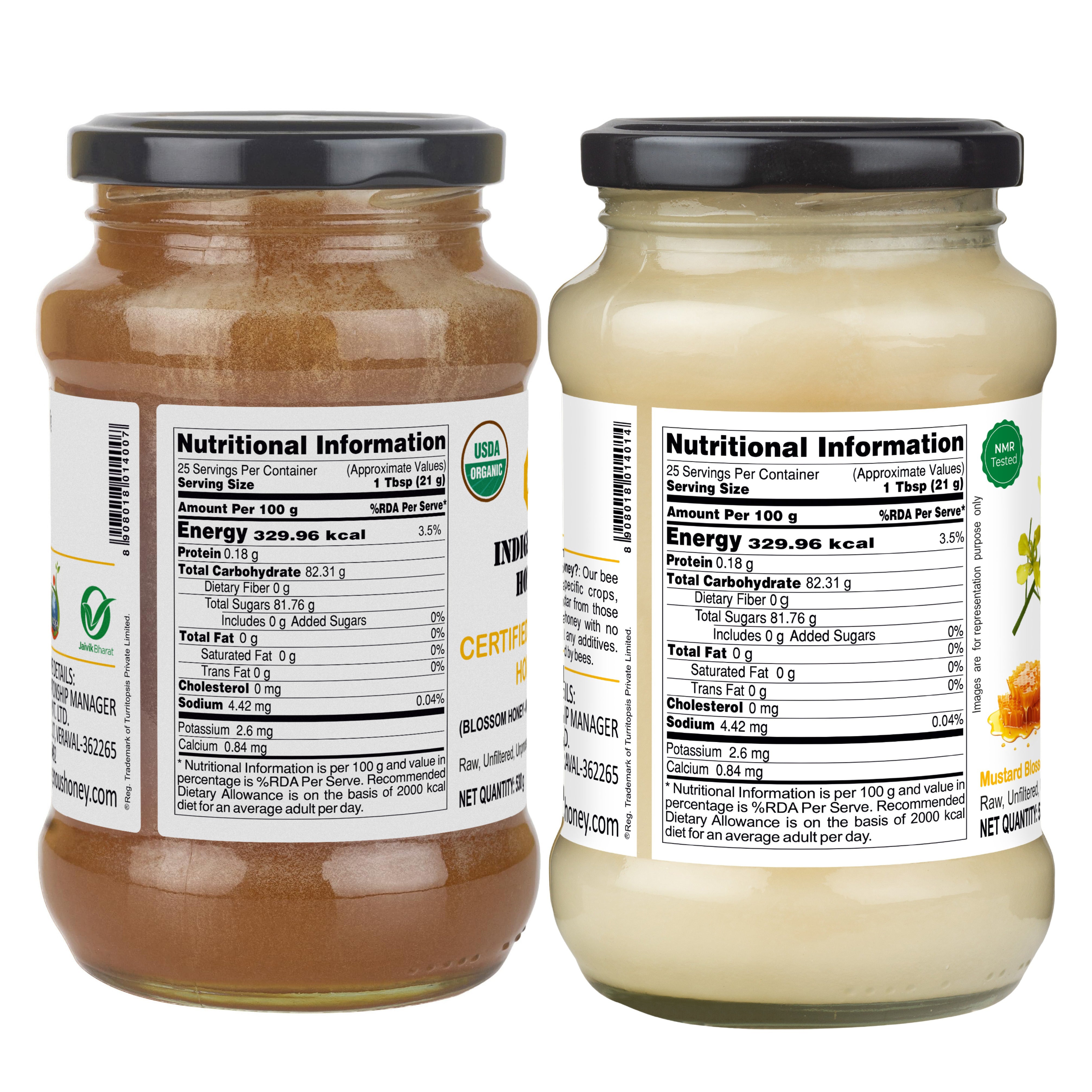 Value of Nutrition in Raw Wild Mustard Honey