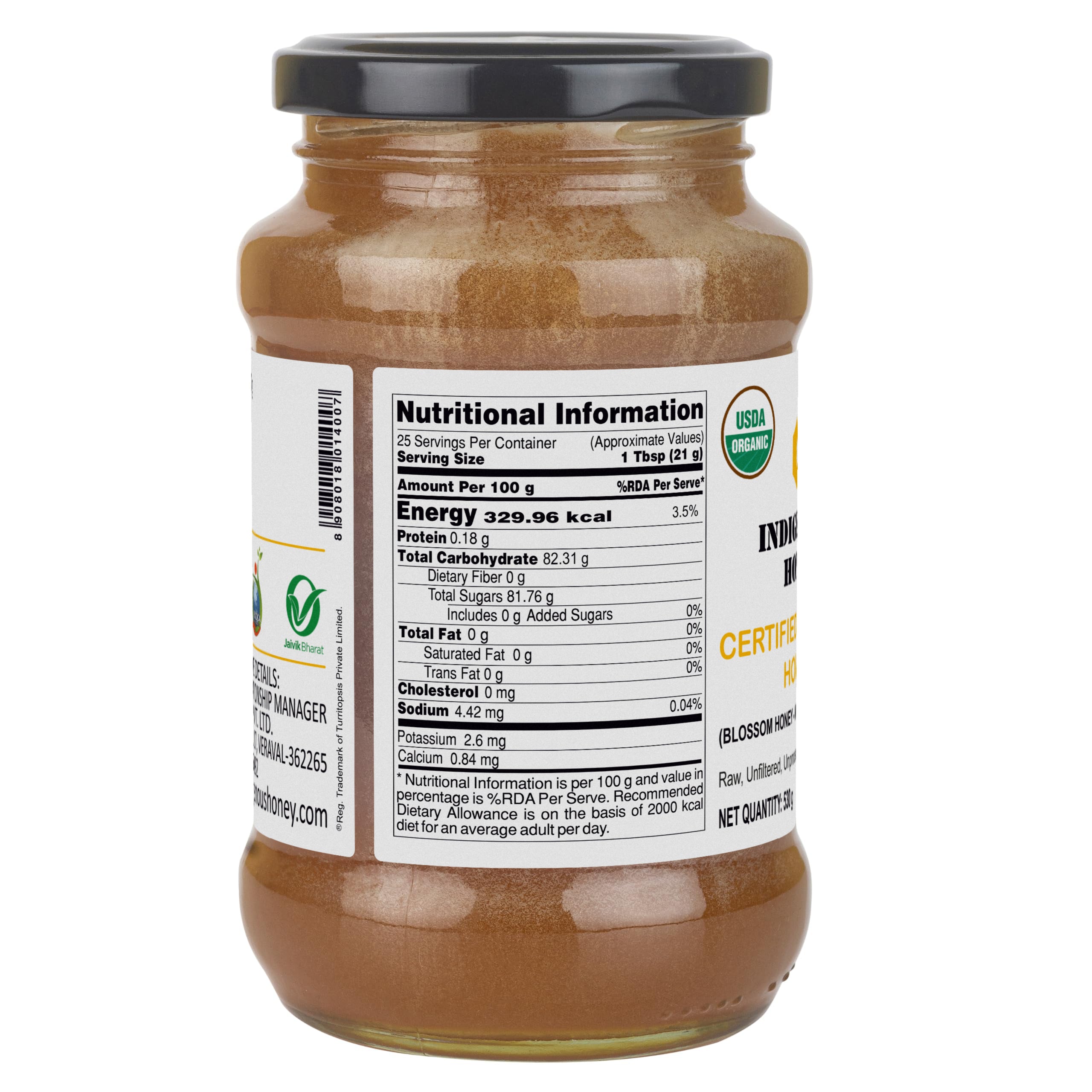 Wild Honey Nutritional Values