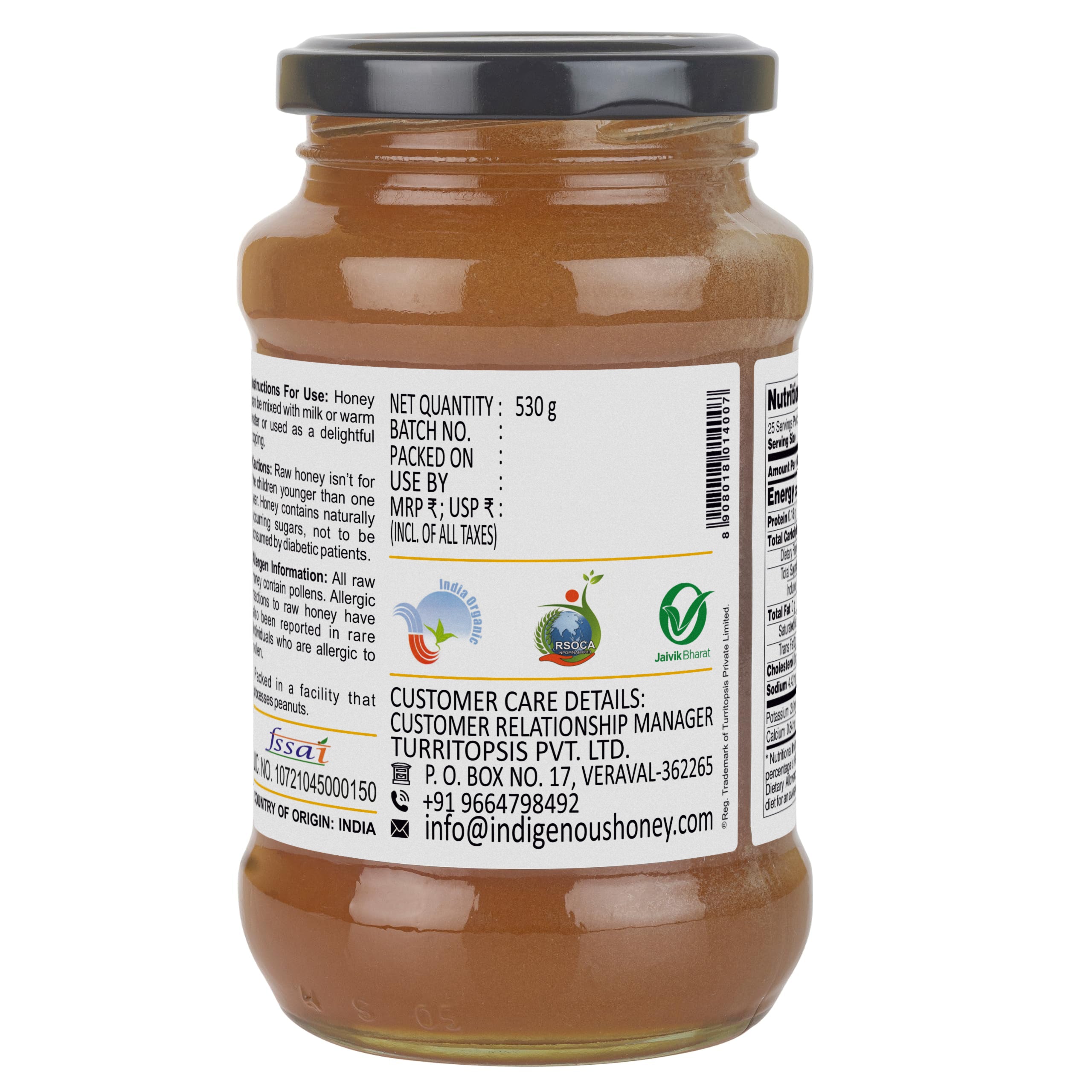 Wild Organic Honey