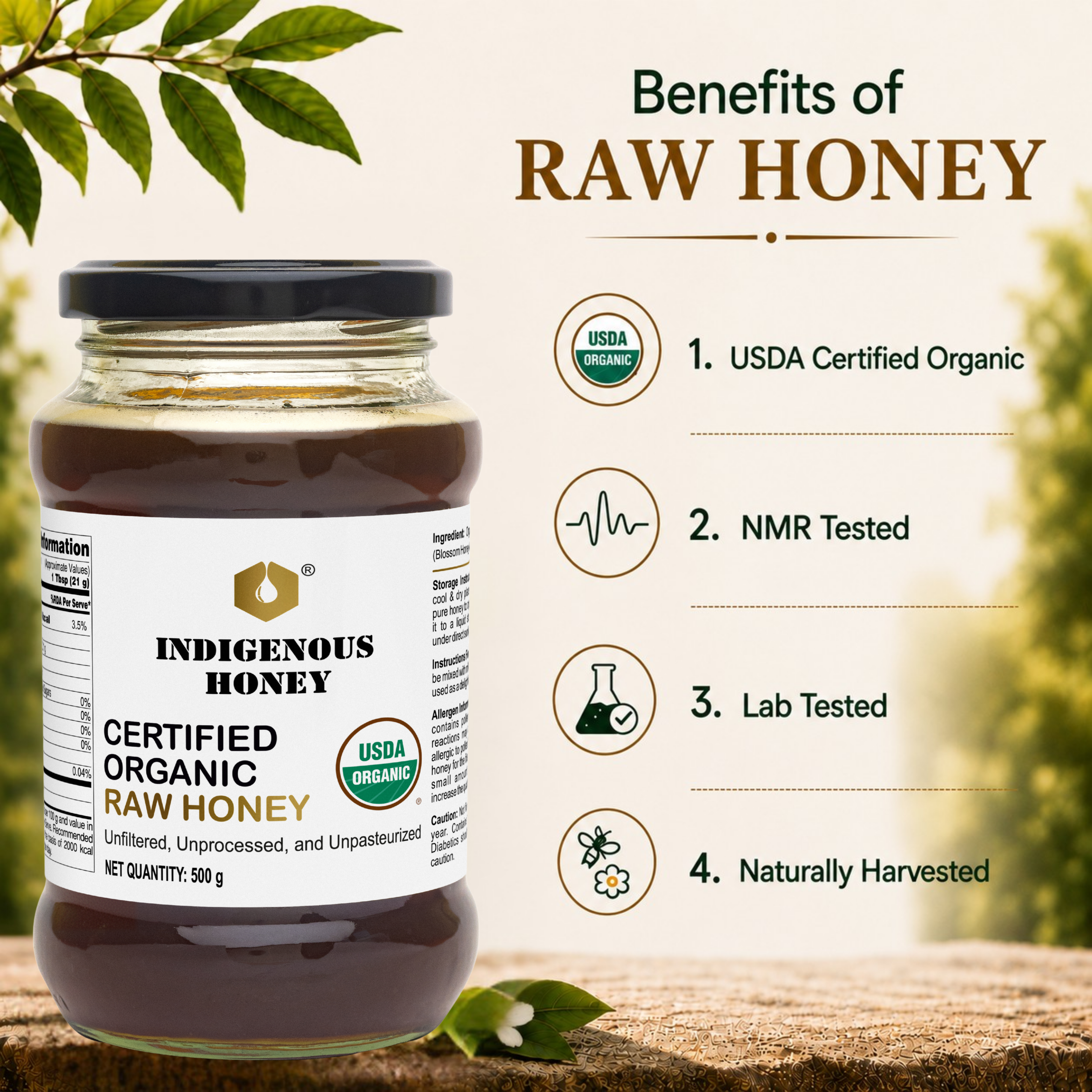 benefits of raw honey