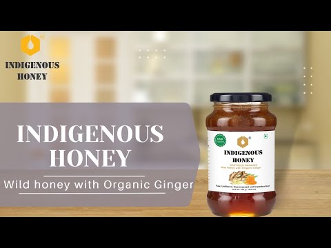 Organic honey infused with organic ginger