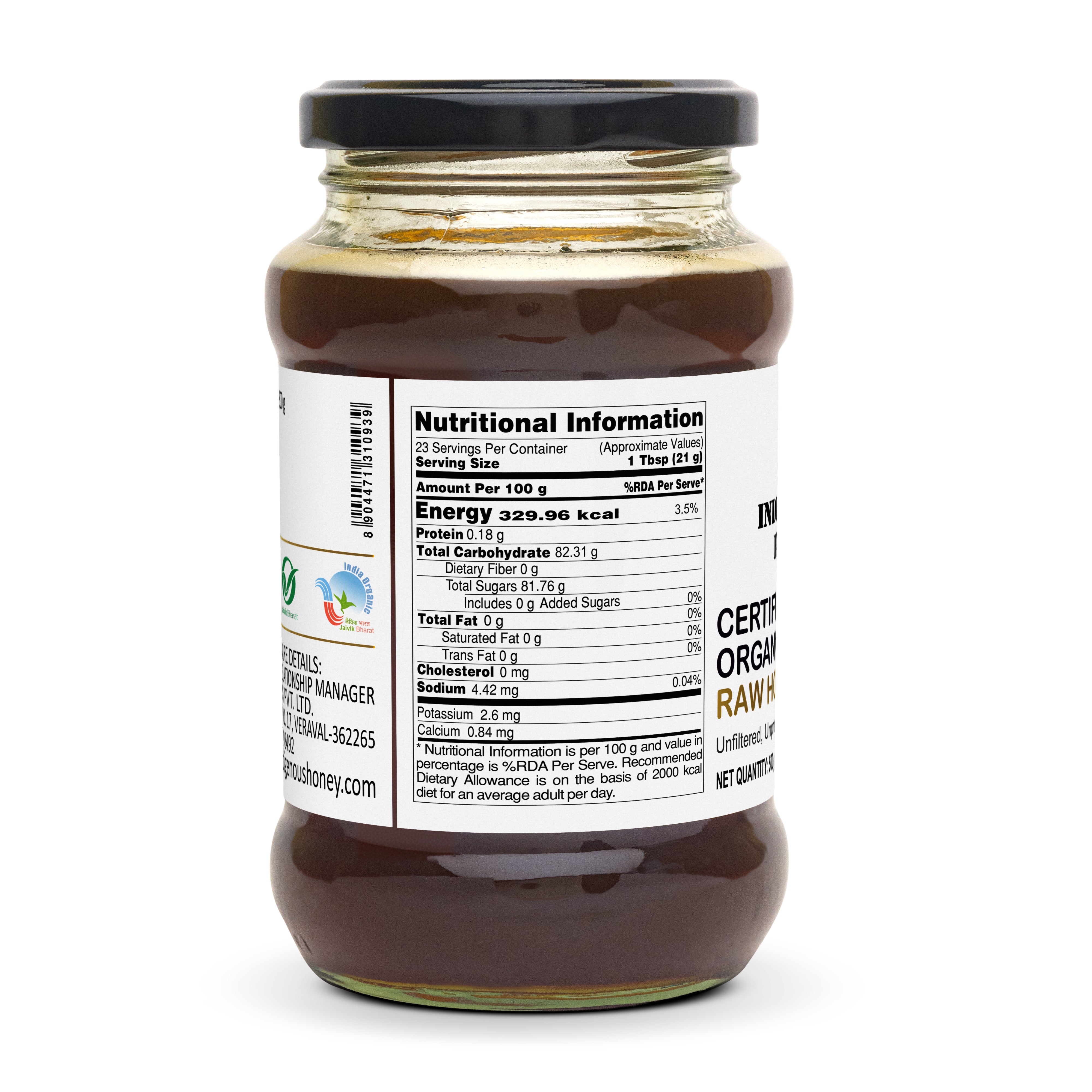 unprocessed Organic Raw Honey